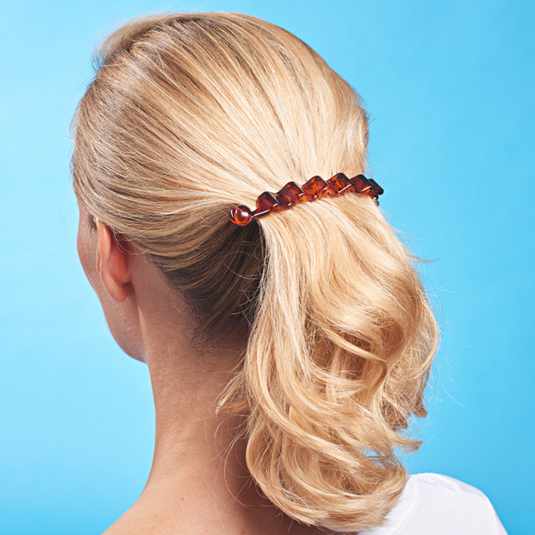 Pince à cheveux, marron