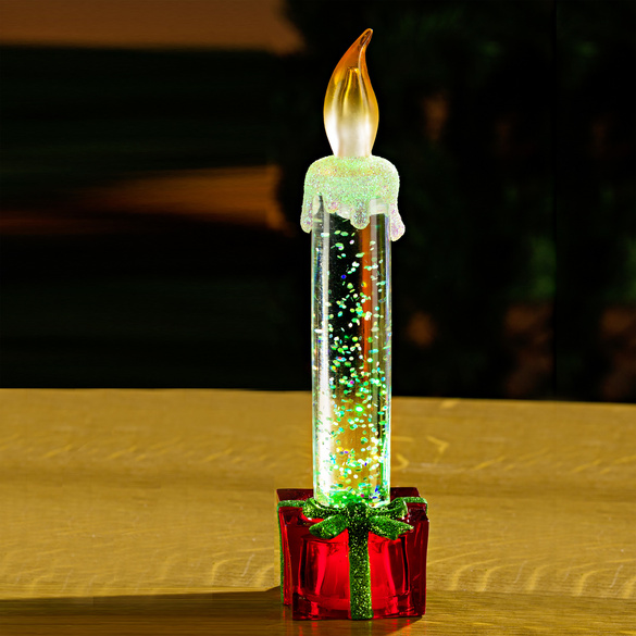 Bougie à LED Cadeau, rouge