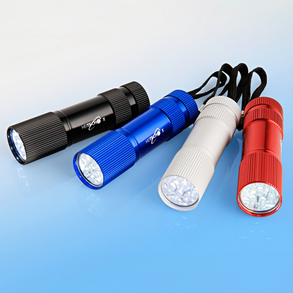 Lampe de poche à LED en aluminium