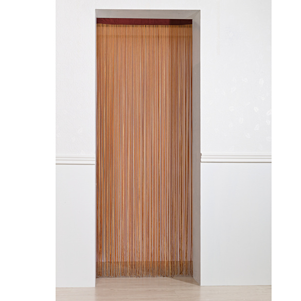 rideau salon beige marron