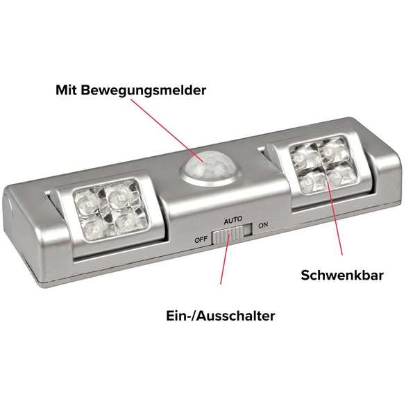 Rampe de LED + détecteur de mouvements