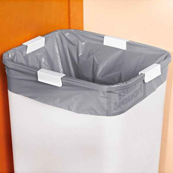 Porte-Clips pour Sac à ordures Support pour Sac à ordures CXHM Pinces à Poubelle en Plastique 6 pièces 