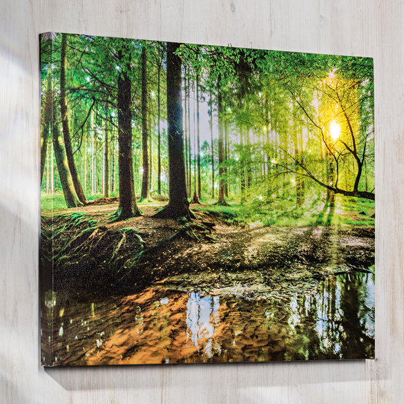 Tableau LED Forêt