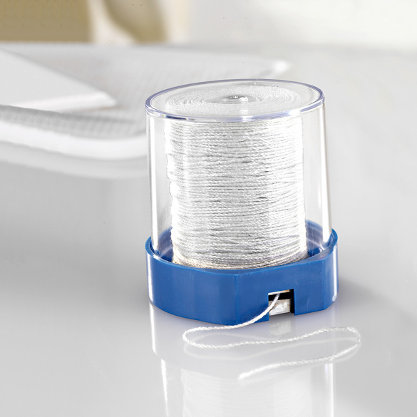 Distributeur de fil, bleu