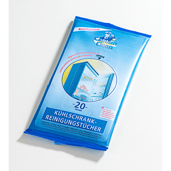 Lot de 20 lingettes pour réfrigérateur
