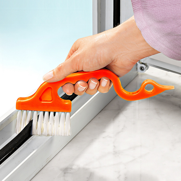 Brosse spéciale pour fenêtres, orange