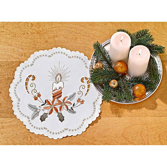 Napperon Bougies Diam. 30 cm