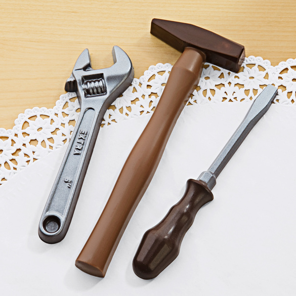 Outils en chocolat, 3 pièces