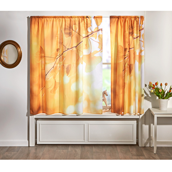 Rideau Branche en fleur, 140 x 140 cm