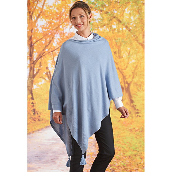 Poncho bleu Clearance