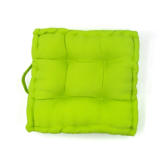 Coussin épais, vert été