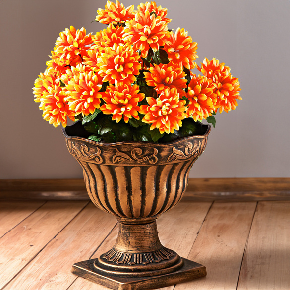 Bouquet de dahlias, orange