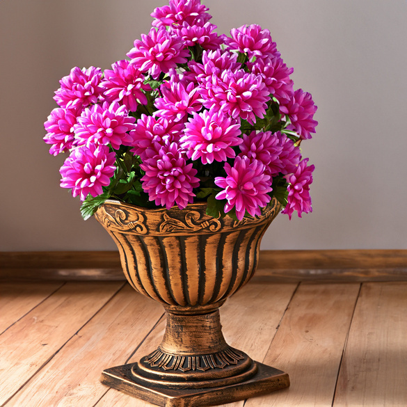 Bouquet de dahlias, violet