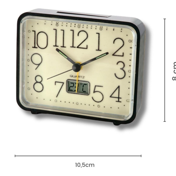 Réveil lumineux avec thermomètre