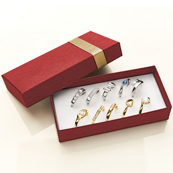 Lot de 10 bagues Fantaisie