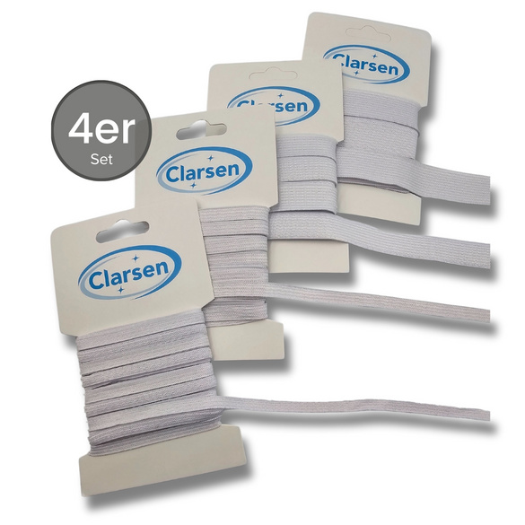 Lot de 4 élastiques, 15 m Clarsen