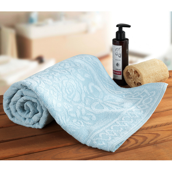 Serviette, bleu clair