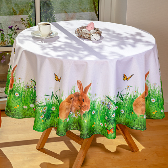 Nappe Lapins ronde 160 cm
