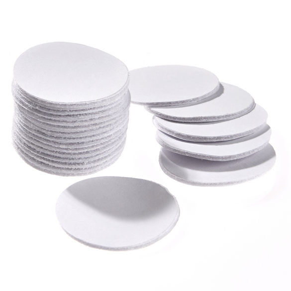 Lot de 20 patins autoadhésifs, blanc