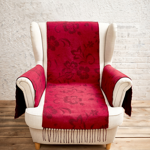 Housse pour accoudoirs, motif floral