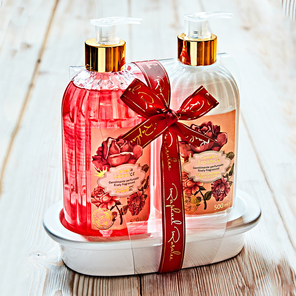 Gel-douche au délicat parfum de rose, 2 pièces