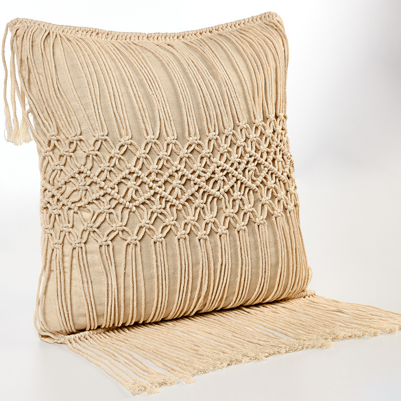 Housse de coussin en macramé "Design 2"