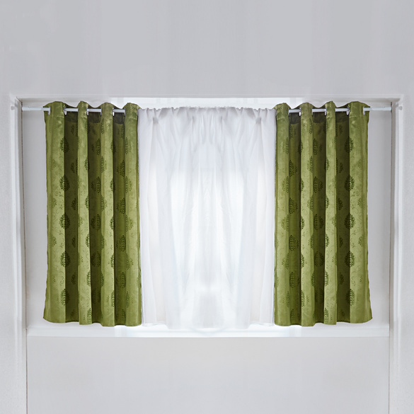 Rideau Casa Bonita, vert clair 140 x 140 cm