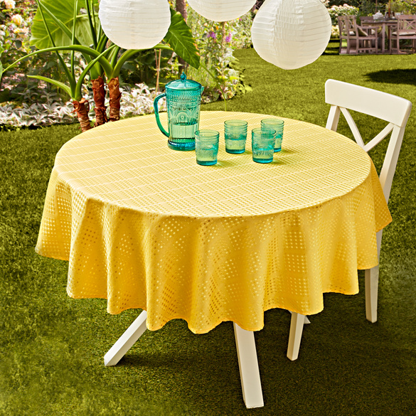 Nappe jaune, Ø 160 cm