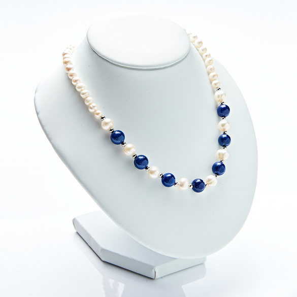 Collier de perles et de jade Amélie di Santi