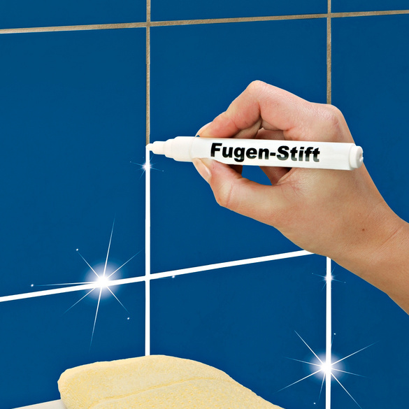 Lot de 2 Crayon à joints, blanc