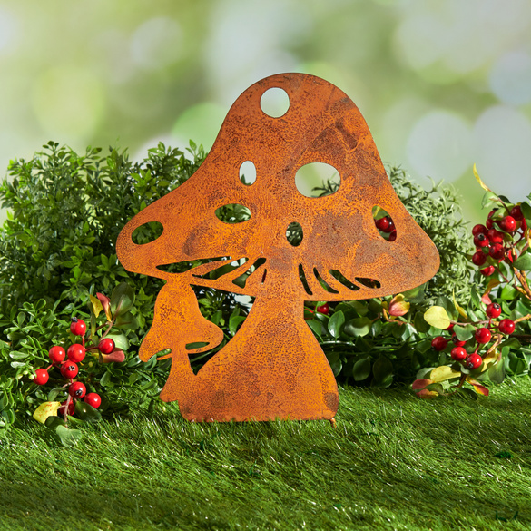 Décoration en métal "Champignon"