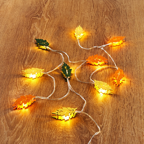 Guirlande lumineuse LED "Feuilles d’automne"