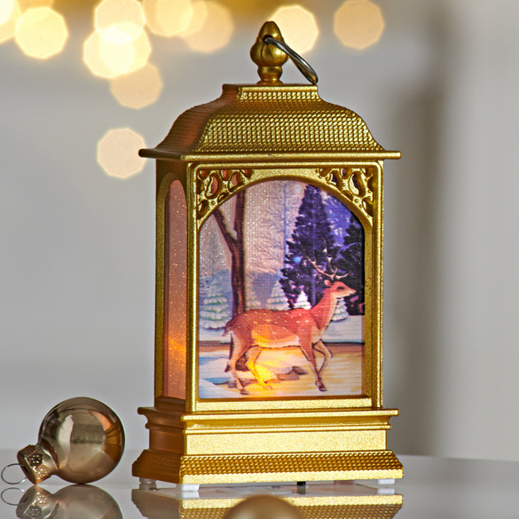 Lanterne, coloris or