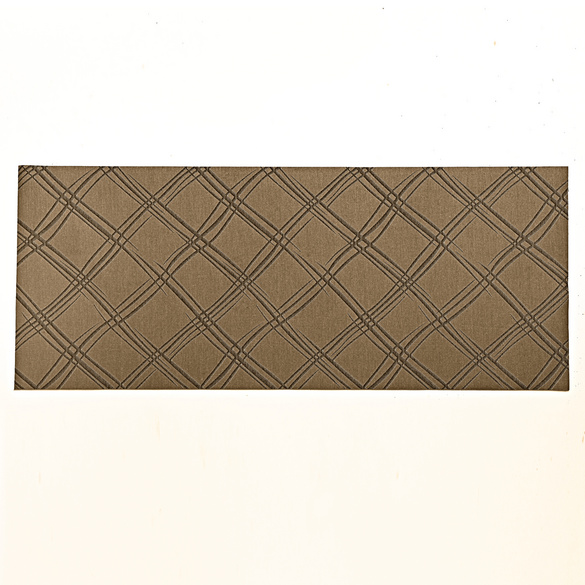 Tapis "Losange", marron, 52 x 130 cm