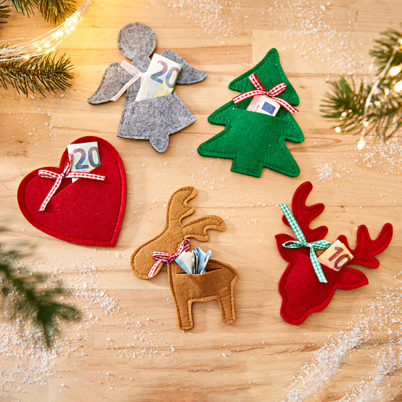 Lot de 5 emballages porte-billets