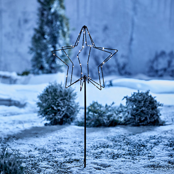 Piquet LED "Étoile", Ø 30,5 cm