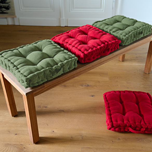 Coussin rehausseur, vert sapin