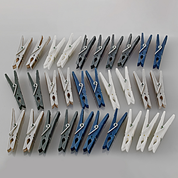 Lot de 30 pinces à linge