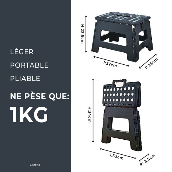 Tabouret pliable
