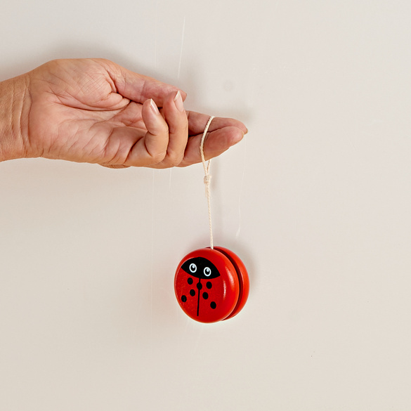 Yoyo coccinelle, Ø5x3 cm