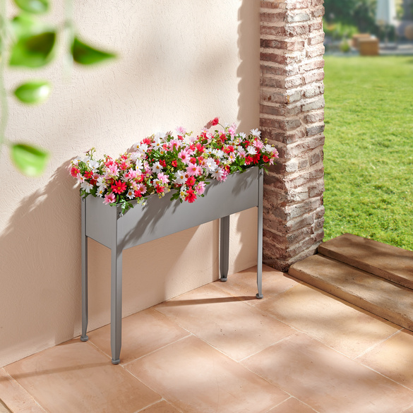 Lot De 6 Paquets Fleurs Artificielles Pour Balcon – Résistantes UV/intempéries, 3 Couleurs, 35 Cm, Pour Intérieur/extérieur