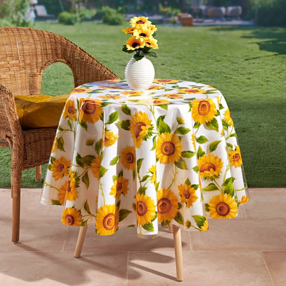 Nappe de protection "Tournesols", Ø 140 cm