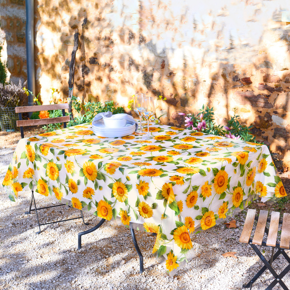 Nappe de protection "Tournesols" 140x110 cm