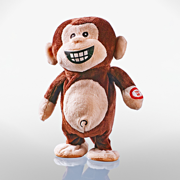 Doigt de singe heureux original pour bébé, plume de singe, jouet coule pour  animal de compagnie