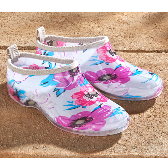 Botillons, blanc/fleurs