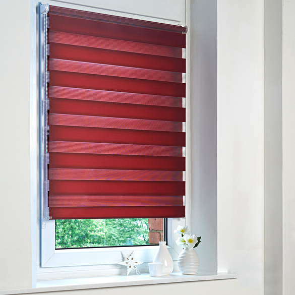 Store enrouleur bordeaux, 130 x 80 cm