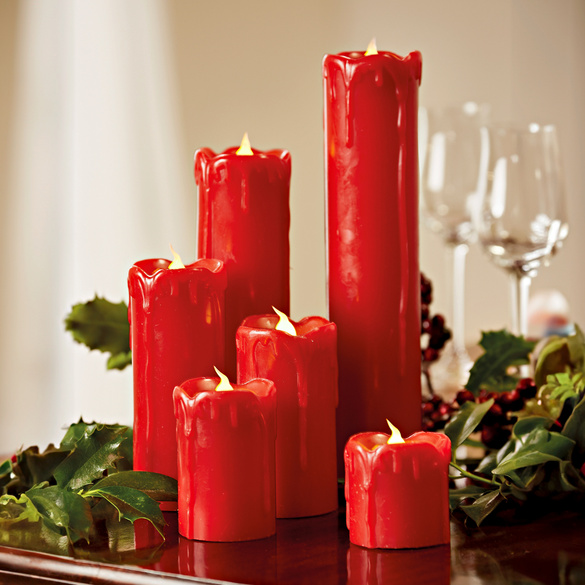 Lot de 6 bougies LED