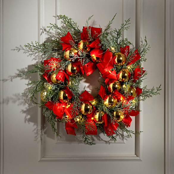 Couronne "Boules de Noël"