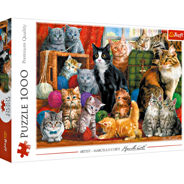 Puzzle 1000 pièces - chats