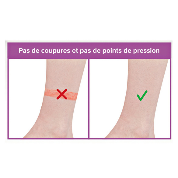 3 paires de chaussettes confort chair